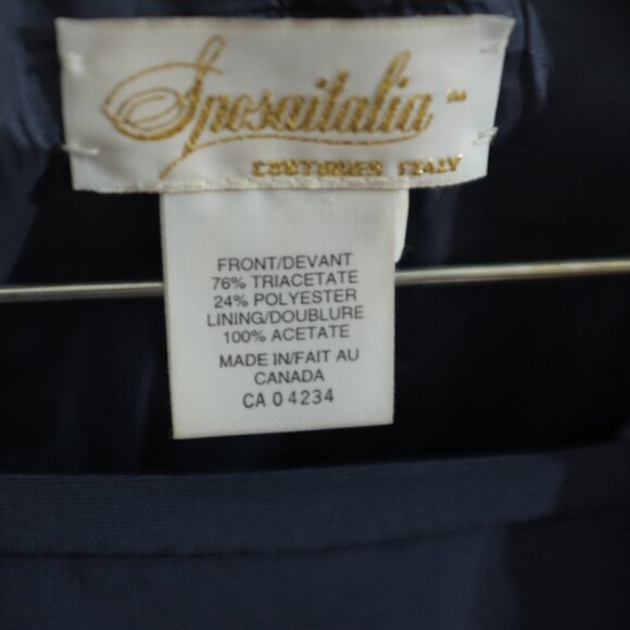 Obsessions Couture three pieces purple set with Rosette details made in Canada - Picture 5 of 16